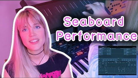 Performing a Logic production with Synths: ROLI Seaboard, MIDI Polyphonic Expression, Equator 2, OB6