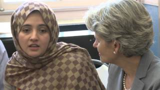 Download Lagu Mariam Khalique, Malala's teacher, visits PS116 in New York MP3 Download Lagu Mariam Khalique, Malala's teacher, visits PS116 in New York MP3