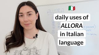 How to use Italian word "Allora" in daily conversation (Sub)