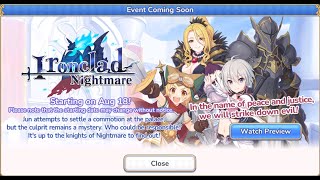 Princess Connect! Re: Dive - Ironclad Nightmare Event Preview