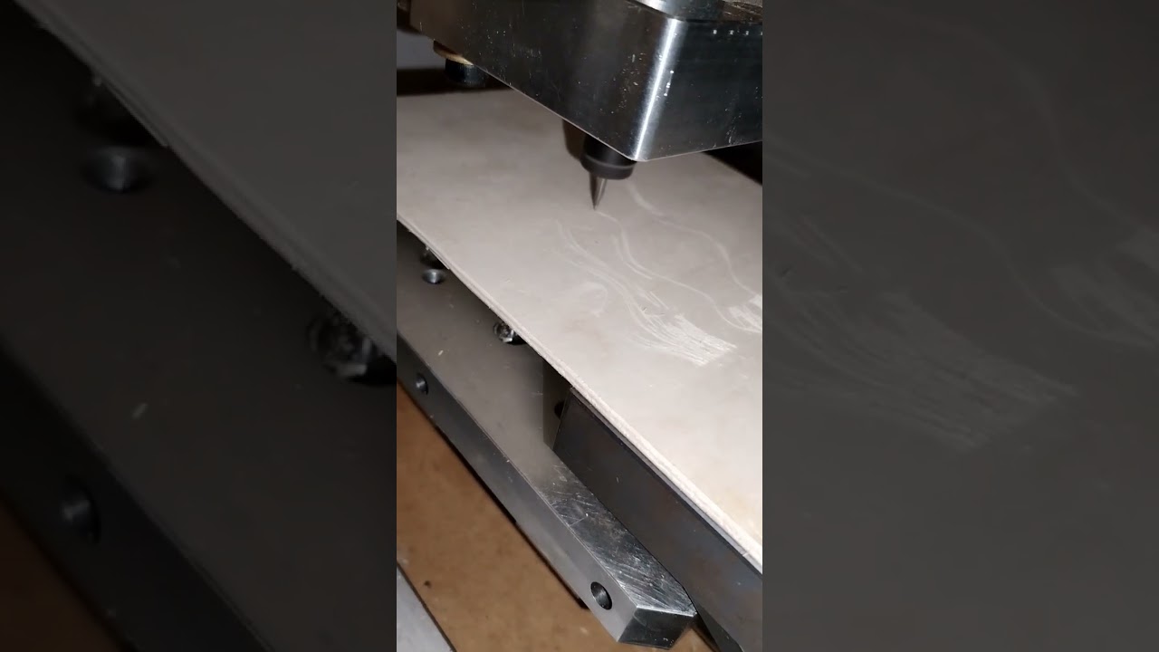 Pre test macchina, per Incisione su tavoletta di legno