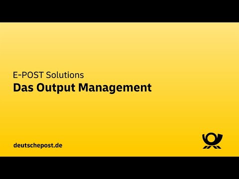 E-POST Solutions | Das Output Management