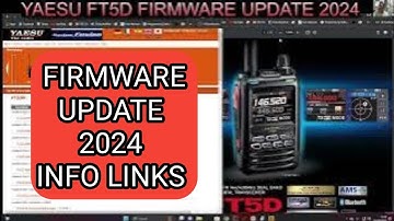 YAESU FT5D - FIRMWARE UPDATE 2024