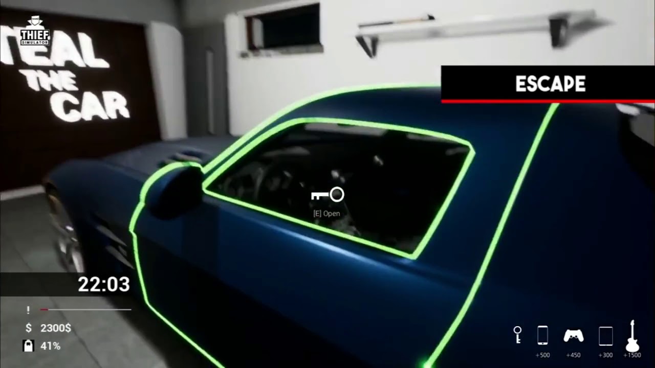 Thief simulator машины