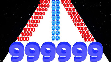 Number Master vs Numbers Run - Satisfying ASMR Gameplay (Noob vs Pro vs Hacker)