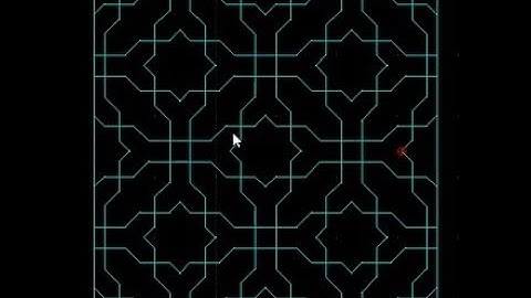Learn How to Create a Mesmerising GEOMETRIC PATTERN from ALHAMBRA in LibreCAD!