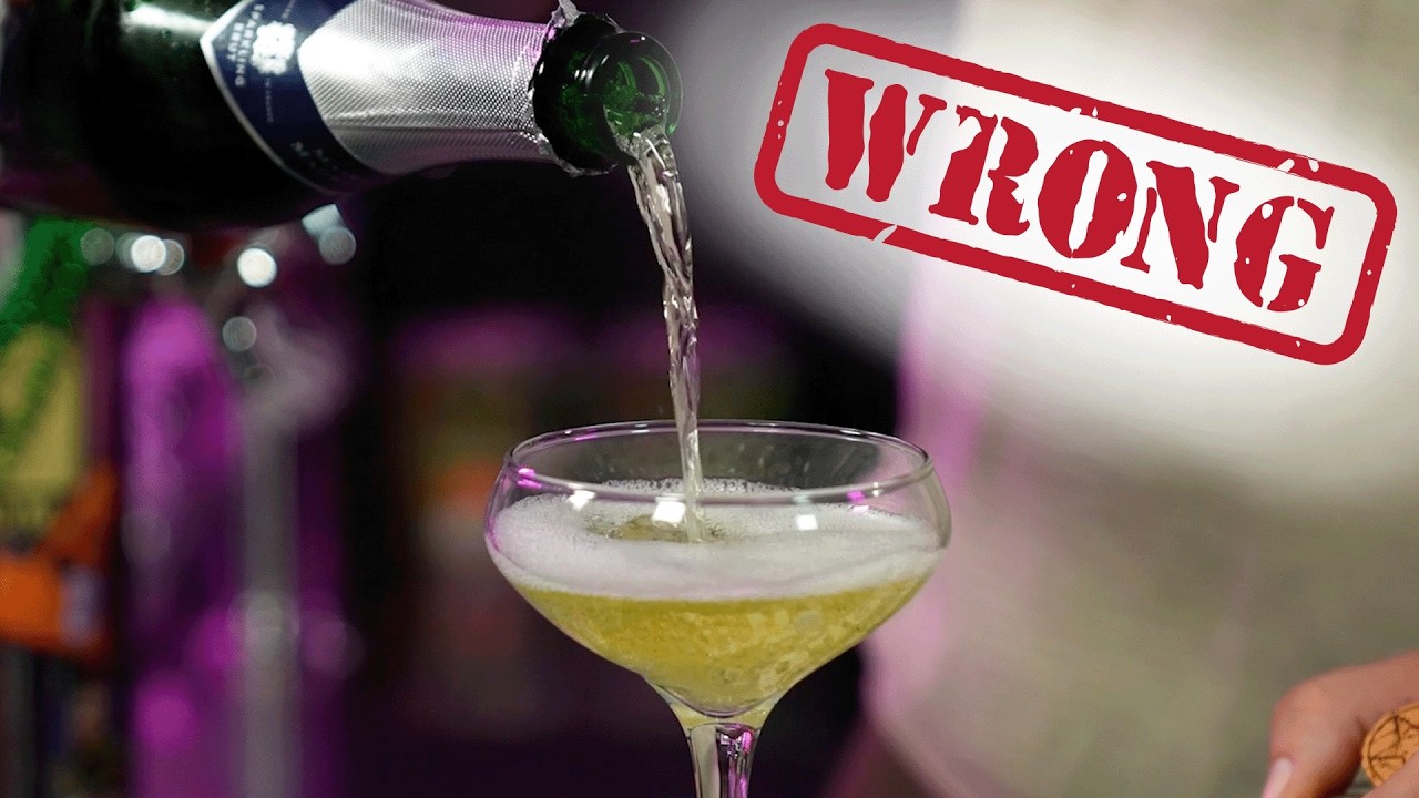 Вы всё делаете неправильно. Как открыть бутылку шампанского