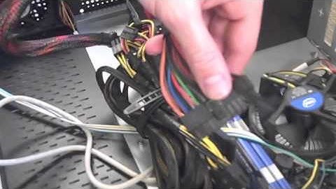 Building an HTPC Part 4 - How to install the Power Supply PSU