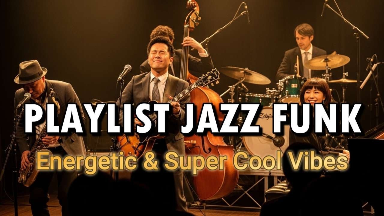 🎷 Jazz Funk Playlist – Groovy, Energetic & Super Cool Vibes