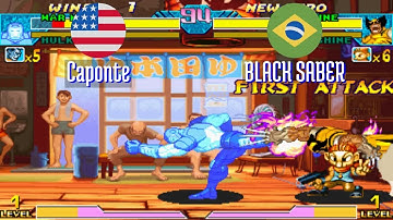 FT5 @mvsc: Caponte (US) vs BLACK SABER (BR) [Marvel vs Capcom Fightcade] Nov 18