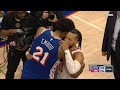 Joel Embiid shows love to Jalen Brunson after Knicks eliminate 76ers from playoffs