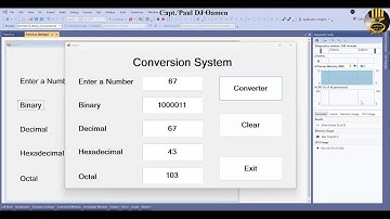 How to Convert Binary, Decimal, Hexadecimal and Octal in C#