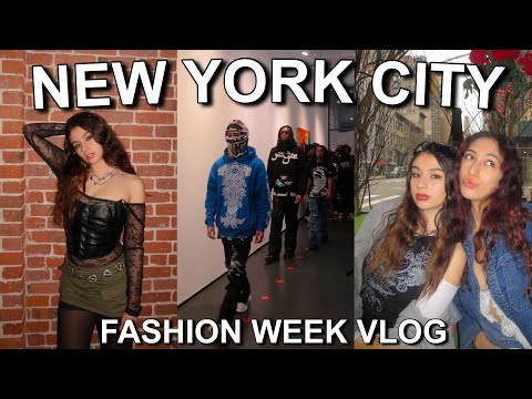 NEW YORK CITY FASHION WEEK VLOG | nyc weekend in the life