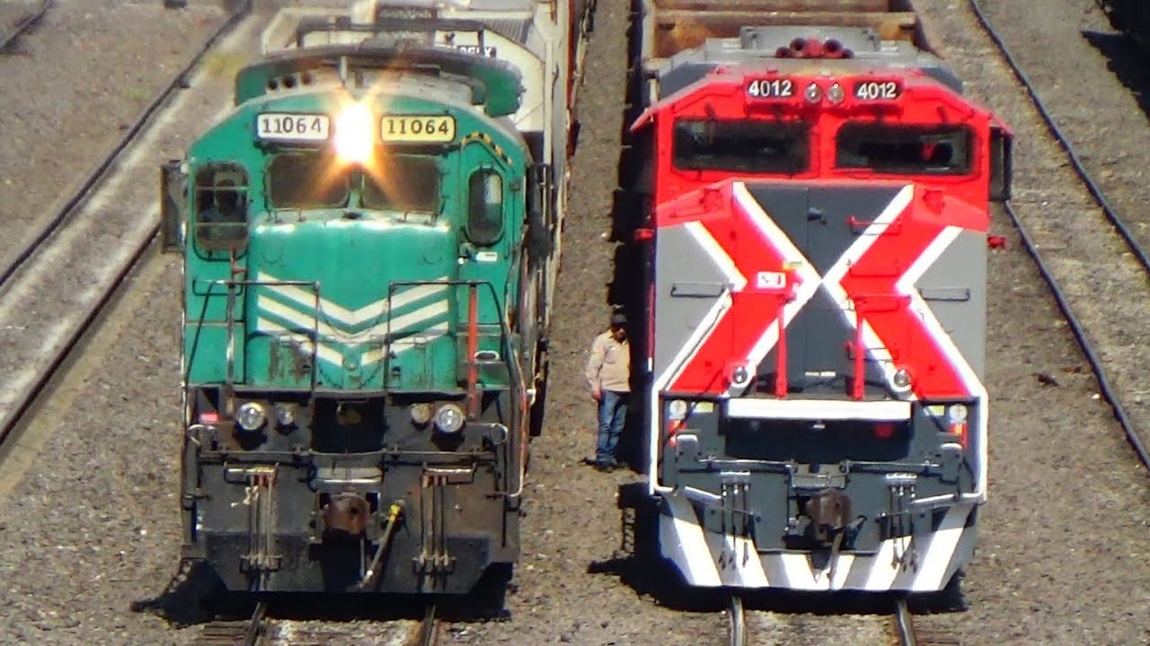 EX FERROCARRILES NACIONALES DE MEXICO! Ferrosur 11064, de las ultimas C30-7 que quedan en Mexico!!