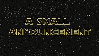 A small announcement