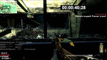 MW3  - 1 Min 18 sec MOAB