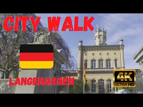 Langenargen - City Walking Bodensee 🇩🇪 ✨ [4K HDR ASMR] April 2022