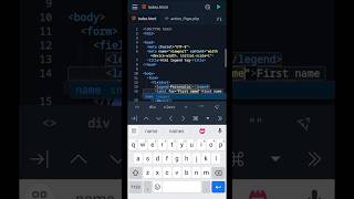 html legend tag 🔥 /  CS Coding Hub #html #shorts