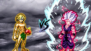 Adam Full Power V2 OP (New) VS Gohan Beast V2 OP in Jump Force Mugen