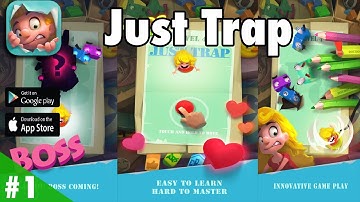 Just Trap Gameplay Walkthrough HD - Levels 1 - 10 (iOS / Android)