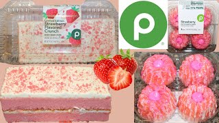 Publix Strawberry Flavored Crunch Iced Bar Cake & Strawberry Petite Bundt Cakes Review
