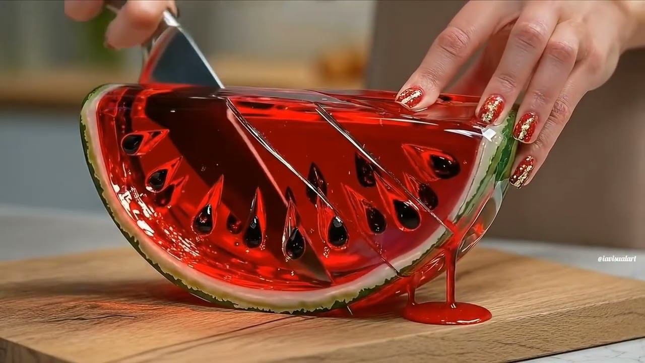 Cortando Frutas Hechas de Vidrio 🔪🍓🍇🍎🍊🍐🍉🍍 | ASMR | Compilación - Part 1