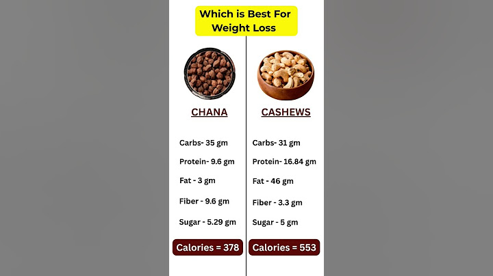 Chana vs Cashews| which is best for weight loss#weightloss #easynutrition #shorts #healthydiet#facts