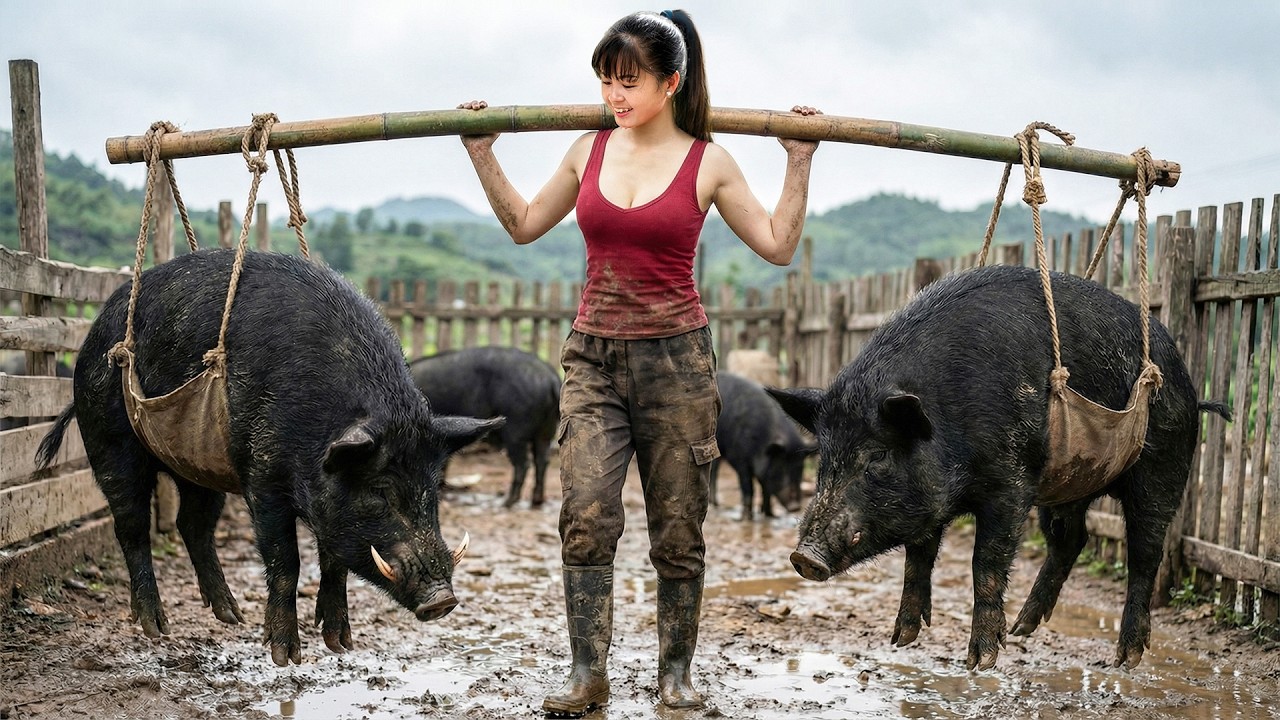 [TIMELAPSE] -- 168 Days Harvesting Helps Best Friend Take The Big Pigs To The Market To Sell Them