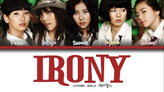 Wonder Girls -  Irony (아이러니) Color Coded Lyrics (Eng/Rom/Han/가사)