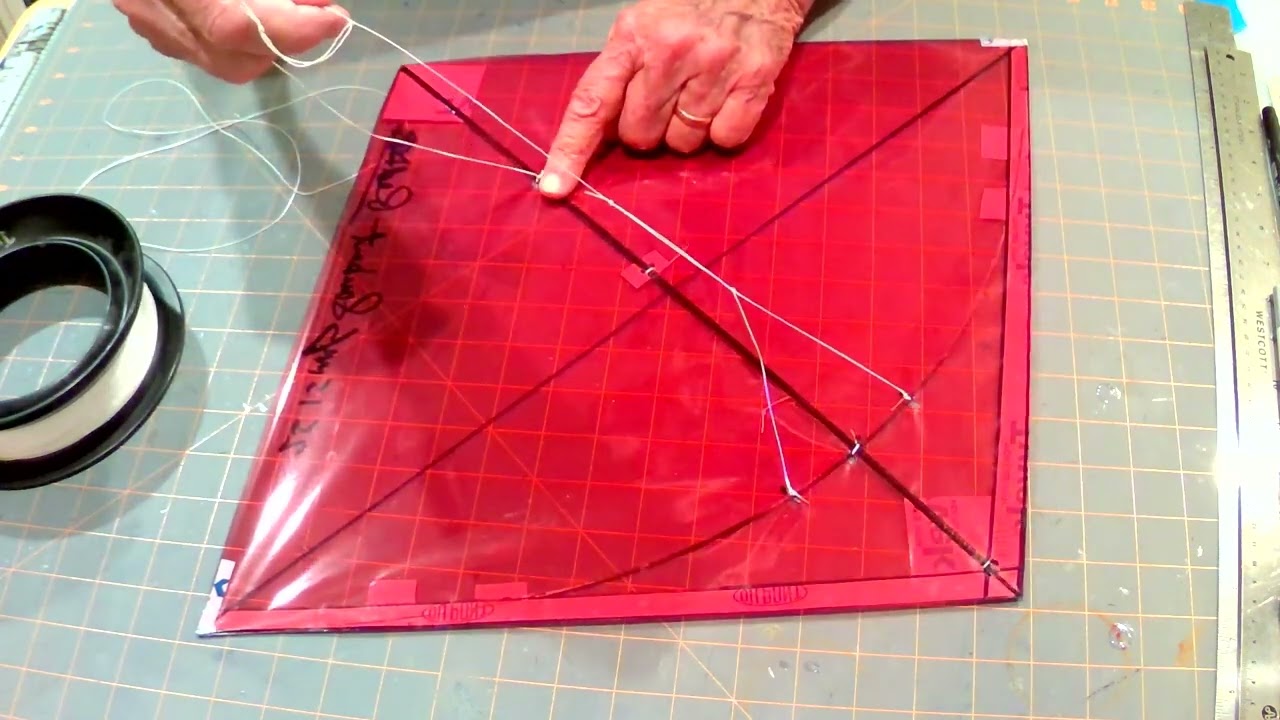 Attaching Flying Line To Either A 2 or 3 Point Fighter Kite Bridle