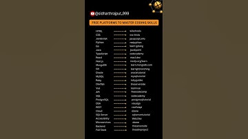 Free platform to master coding skills।Top coding platform for learn।#coding #skill #youtube #shorts