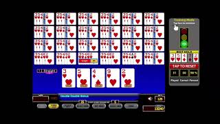#142 Practice Twenty Five Play Double Double Bonus Poker - Royal Flush! screenshot 4