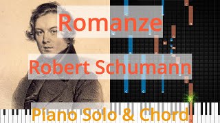 🎹Romanze, Solo &amp; Chord, Robert Schumann, Synthesia Piano