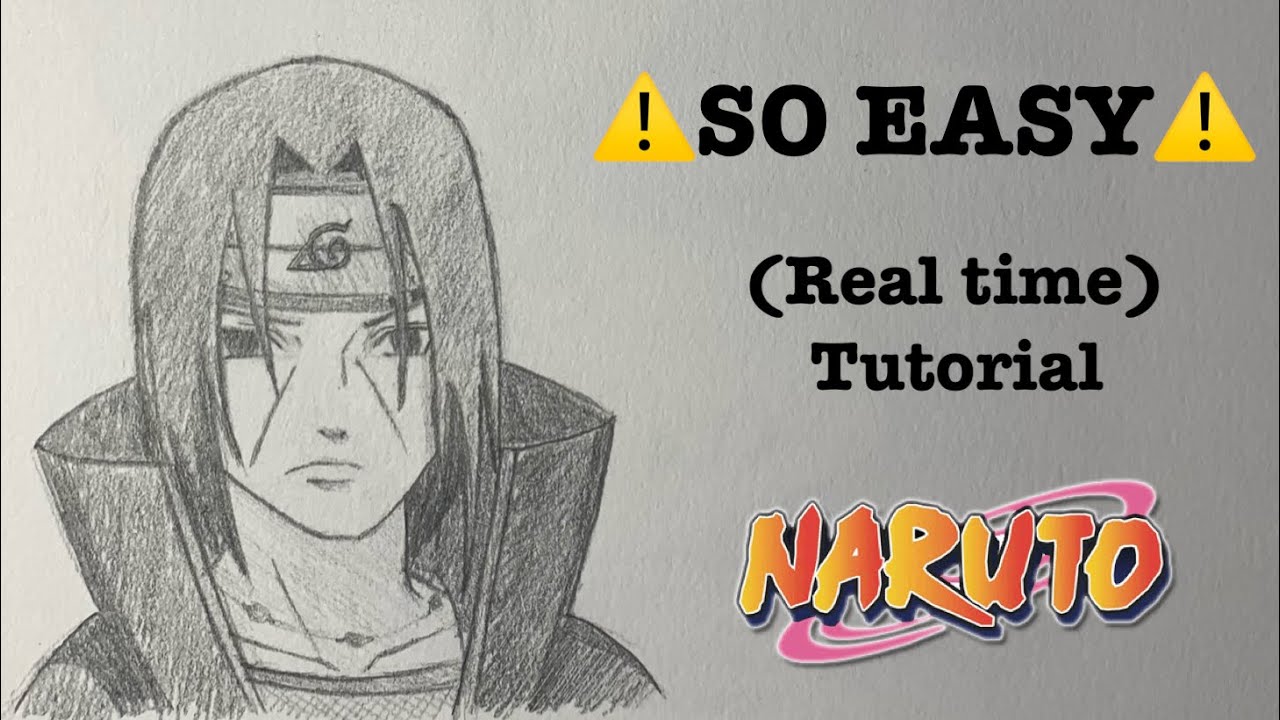 Art - Itachi Uchiha drawing step by step Naruto series — Steemit