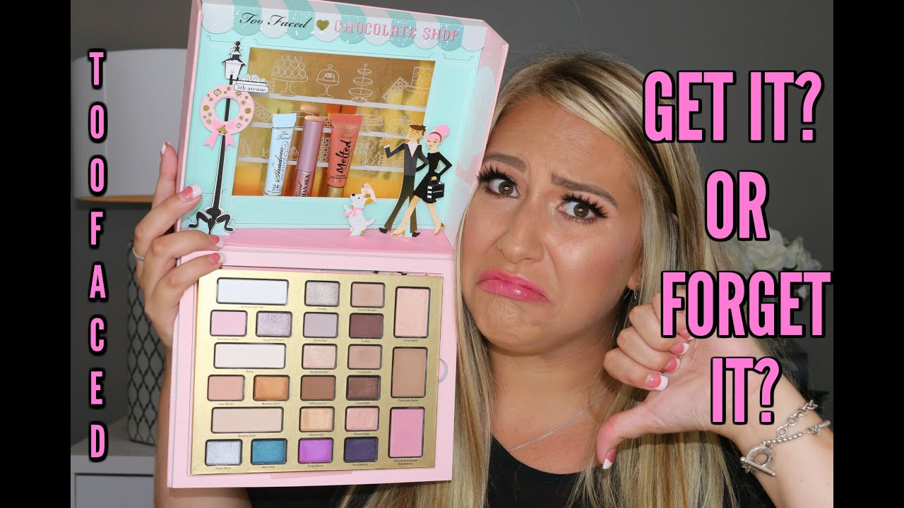 too faced christmas in new york the chocolate shop palette too faced christmas in new york