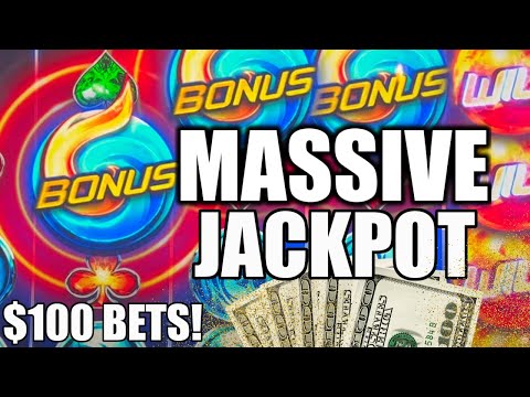 MY 2nd BIGGEST JACKPOT EVER ON WILD FURY SLOT MACHINE! $100 BETS ONLY