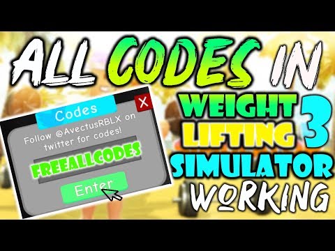All Codes For Roblox Weight Lifting Simulator 3 Roblox Outfit - all 4 codes op roblox weight lifting simulator 4 youtube