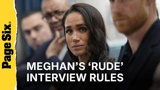 Meghan Markles extremely rude interview rules for job hopefuls exposed