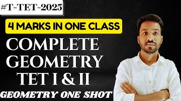 Geometry One Shot For TET I & II || TET2025 || By Biswajit Sir