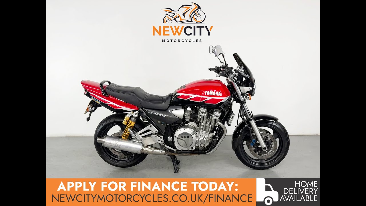 Yamaha XJR1300 Red 26772 Miles Used - YouTube