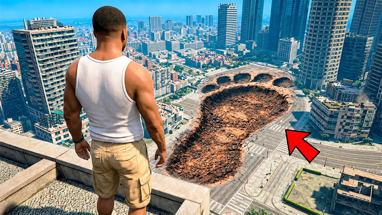 ENCONTRÉ una HUELLA GIGANTE en GTA 5