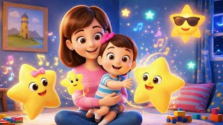 ⭐🎶 Twinkle Twinkle Little Star Song | Kids Nursery Rhyme &amp; Sleep Music | Lullaby for babies poem 🎶⭐