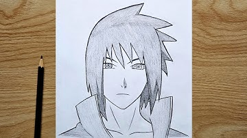 How to draw Sasuke | Sasuke Uchiha step by step | easy tutorial