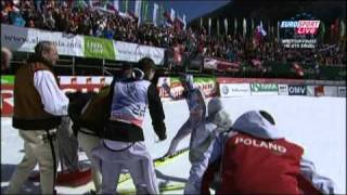 Adam Malysz - 216 m - Planica 2011 - Thank you Adam! Goodybe! Last Jump!