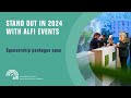 Stand out in 2024 with alfi events