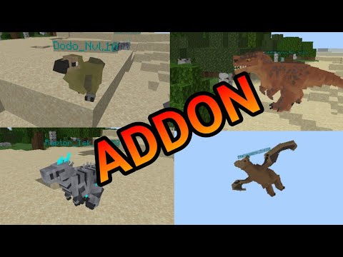 Minecraft PE - MC Ark Addon - YouTube