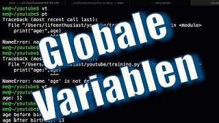 Python Lernen – Globale Variablen einfach erklärt