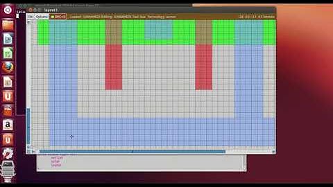 Layout of a two input OR gate in magic