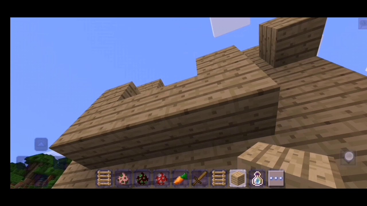 Como hacer un balcón en minecraft 😊 - YouTube