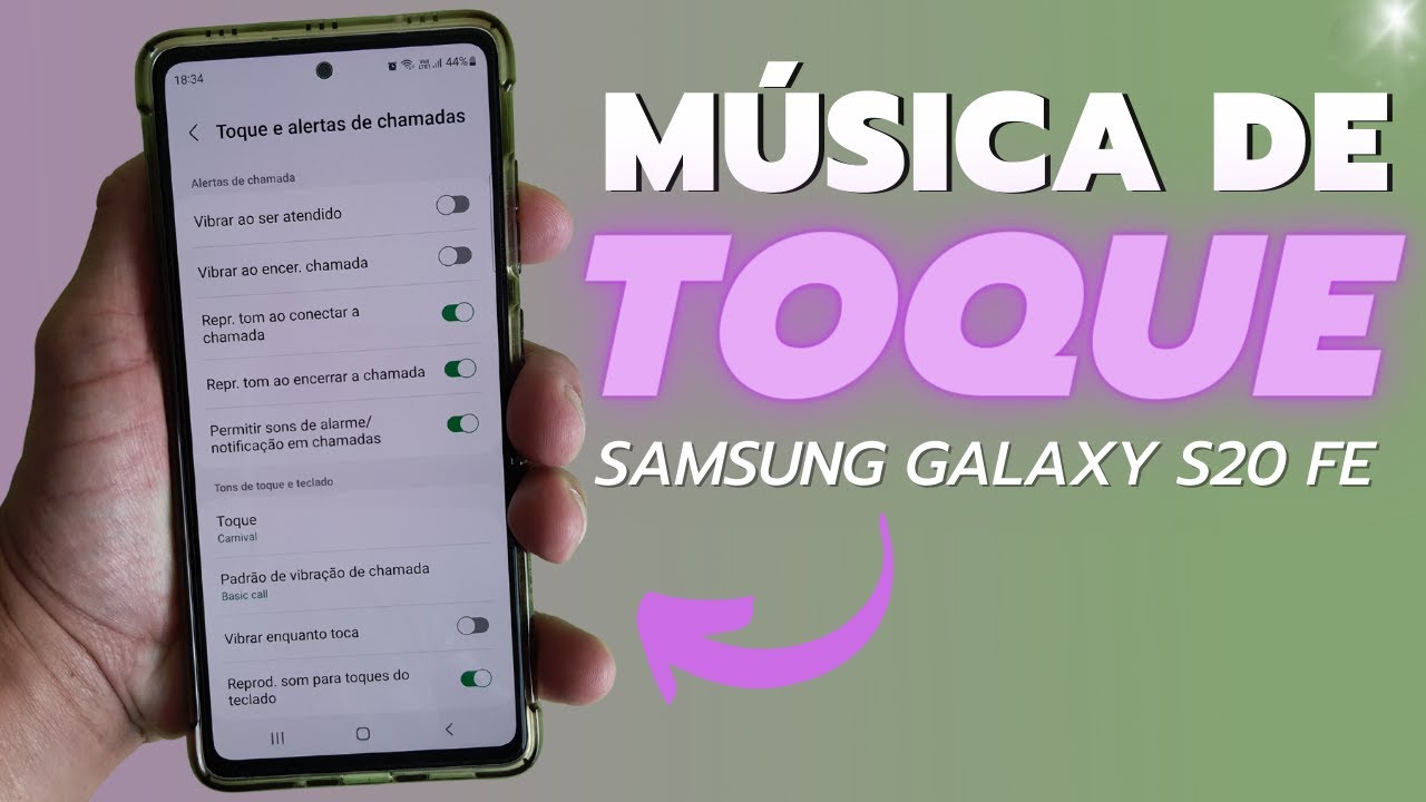 COMO COLOCAR MÚSICA NO TOQUE DO CELULAR SAMSUNG GALAXY S20 FE - YouTube